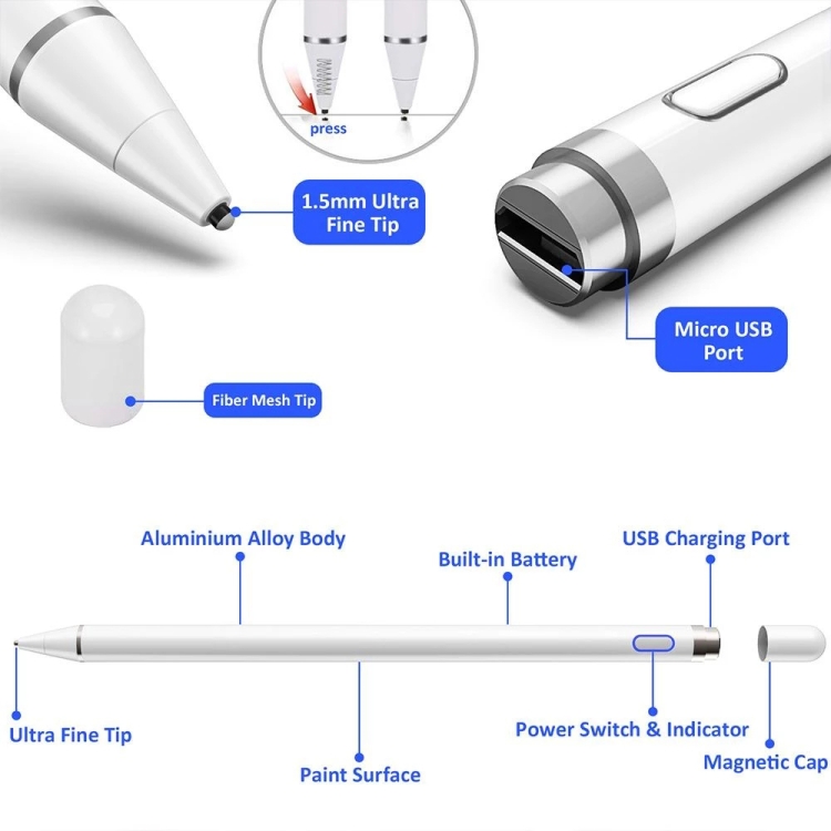 STYLUS ELECTRONICO ULTRA FINO TABLET